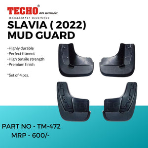 Techo Mud Guards Compatible With Maruti Suzuki Brezza 2022 Onwards - Set Of 4