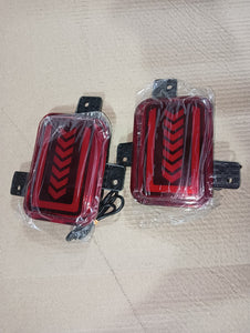 Rear Car Bumper Reflector LED Compatible With Mahindra Thar, Set of 2