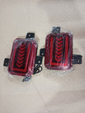 Rear Car Bumper Reflector LED Compatible With Mahindra Thar, Set of 2