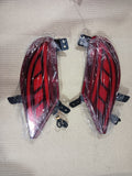 Rear Car Bumper Reflector LED Compatible With Mahindra XUV 700, Set of 2