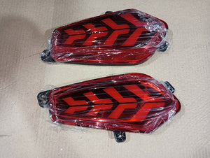 Rear Car Bumper Reflector LED Compatible With TATA Nexon 2023 Onwards, Set of 2