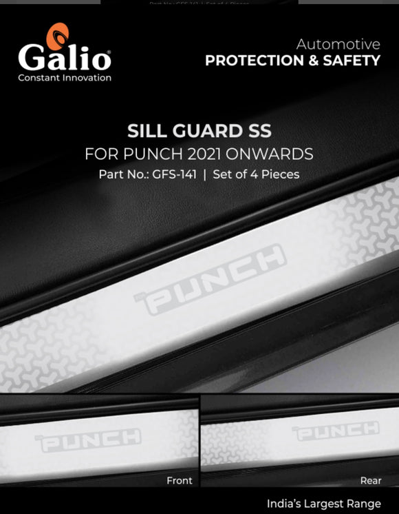 Galio Sill Guard Compatible With TATA Punch - Set of 4 Pcs.