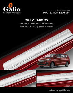 Galio Sill Guard Compatible With Toyota Rumion 2023 Onwards - Set of 4 Pcs.