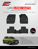 GFX Car Floor Mats Premium Life Long Foot Mats Compatible with Skoda Kylaq