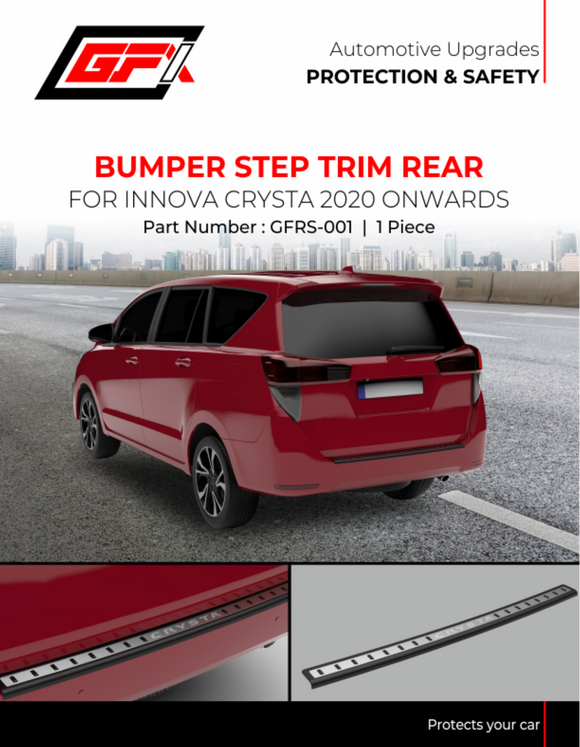 GFX Bumper Step Trim Compatible with Toyota Crysta - 1 Piece