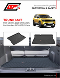 GFX Trunk & Floor Life Long Mats For TATA Sierra 2025 (Black), Automatic Transmission