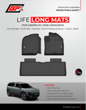 GFX Car Life Long Floor Mats Compatible with TATA Sierra EV 2026 Onwards, Black