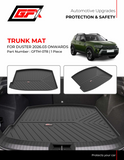 GFX Tray Boot Trunk Mat TPV Compatible with Renault Duster 2026 Onwards, Black