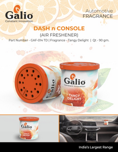 Galio Tangy Delight Dash & Console Air Freshener, Qt - 90 gm