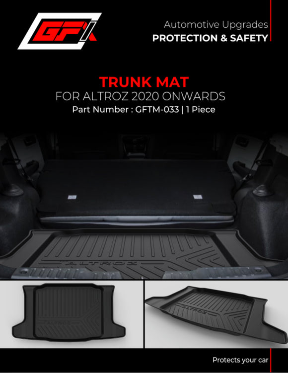 GFX Rear Tray Trunk or Boot Mat Tata Altroz