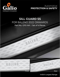 Galio Sill Guard Compatible With Maruti Suzuki Baleno 2022 Onwards - Set of 4 Pcs.