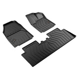 QPOMax All Weather Life Time Mats Compatible with Mahindra BE 6, Black