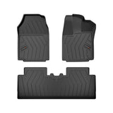 QPOMax All Weather Life Time Mats Compatible with Mahindra BE 6, Black