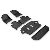 QPOMax Premium Life Time Mats Compatible with Toyota Fortuner 2016 Onwards (Automatic Transmission), Black