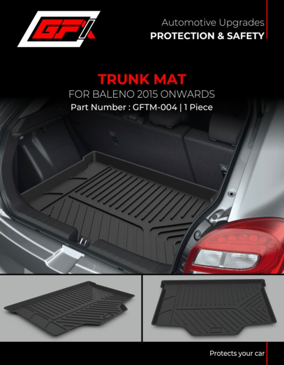 GFX Rear Tray Trunk or Boot Mat Maruti Suzuki Baleno (2015-2022)