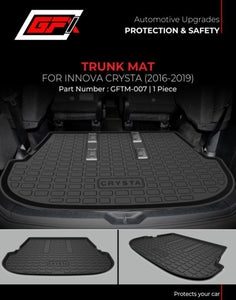 GFX Rear Tray Trunk or Boot Mat Toyota Innova Crysta (2016-2024)