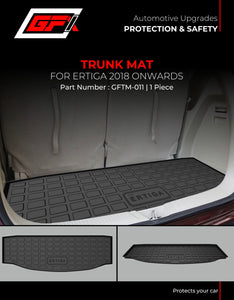 GFX Rear Tray Trunk or Boot Mat Maruti Suzuki Ertiga (2018-2020)
