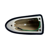 Grey Universal Shark Fin Roof Antenna With AM/FM Signal Receiver