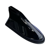 Black Universal Shark Fin Roof Antenna With AM/FM Signal Receiver