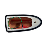 Red Universal Shark Fin Roof Antenna With AM/FM Signal Receiver