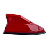 Red Universal Shark Fin Roof Antenna With AM/FM Signal Receiver