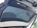Car Rear Window Sunshade/Curtain 1pc Compatible with Toyota Qualis, Black