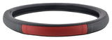 ExtraPGrip Anti-Slip Car Steering Wheel Cover Compatible with Maruti Suzuki Zen, (Black/Red)