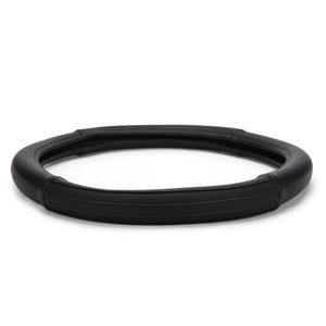 ExtraGrip2stripe Anti-Slip Car Steering Wheel Cover Compatible with Skoda Rapid, (Black)