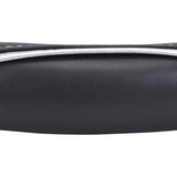 ExtraGripWave Anti-Slip Car Steering Wheel Cover Compatible with Nissan Kicks, (Black/Silver)
