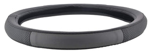 ExtraPGrip Anti-Slip Car Steering Wheel Cover Compatible with Maruti Suzuki Estilo, (Black/Grey)