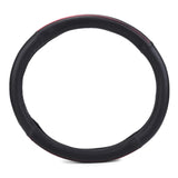 ExtraGrip2piping Anti-Slip Car Steering Wheel Cover Compatible with Chevrolet Cruze, (Black/Red)