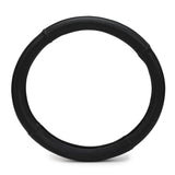 ExtraGrip2stripe Anti-Slip Car Steering Wheel Cover Compatible with Kia Seltos, (Black)