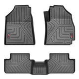 GFX Car Floor Mats Premium Life Long Foot Mats Compatible with Seltos 2019 Onwards (Black)