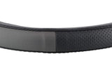ExtraPGrip Anti-Slip Car Steering Wheel Cover Compatible with Kia Seltos, (Black/Grey)