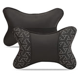 Hi Art Car Neck Rest Cushions, Black & White - Set of 2
