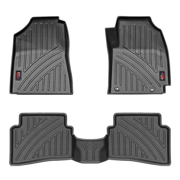 GFX Life Long Car Floor TPV Mats Compatible with Hyundai Venue (2019-2025) - Black