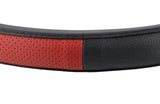 ExtraPGrip Anti-Slip Car Steering Wheel Cover Compatible with Maruti Suzuki S-Presso, (Black/Red)