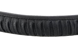 EleganceGrip Anti-Slip Car Steering Wheel Cover Compatible with Volkswagen Jetta (2013-2020), (Black)