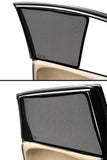 Car Side Window Magnetic Sun Shades/Curtains with Side Rear View Mirror Visibility Compatible with Tata Bolt, Set of 4