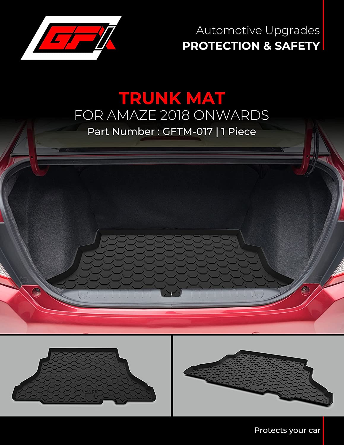 Honda amaze boot mat discount