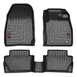 GFX Car Floor Mats Premium Life Long Foot Mats Compatible with with Ford Ecosport (Black)