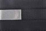 Stitchable Car Steering Cover Compatible with Maruti Suzuki Swift (2011-2017), (Black/Silver)