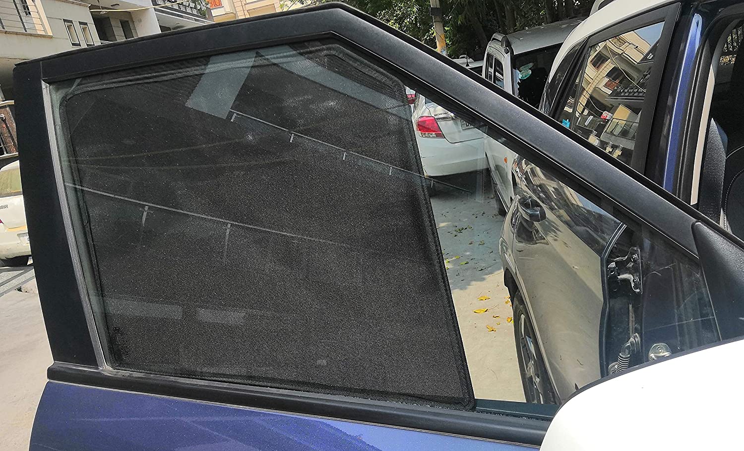 Side Window Non Magnetic Sun Shades Compatible with Mahindra