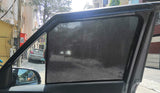 Side Window Non-Magnetic Sun Shades Compatible with Maruti Wagon R (2013-2018)