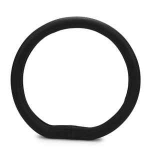 ExtraGripDshape08 Flat Bottom D-Shape Anti-Slip Steering Wheel Cover Compatible with Tata Altroz, Black