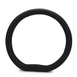 ExtraGripDshape05 Flat Bottom D-Shape Anti-Slip Steering Wheel Cover Compatible with Hyundai Santro (2018-2020), Black