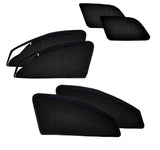 Magnetic Side Window Zipper Sun Shade Compatible with MG Hector, Set of 6