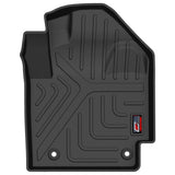 GFX Car Floor Mats Premium Life Long Foot Mats Compatible with Skoda Slavia (Black)