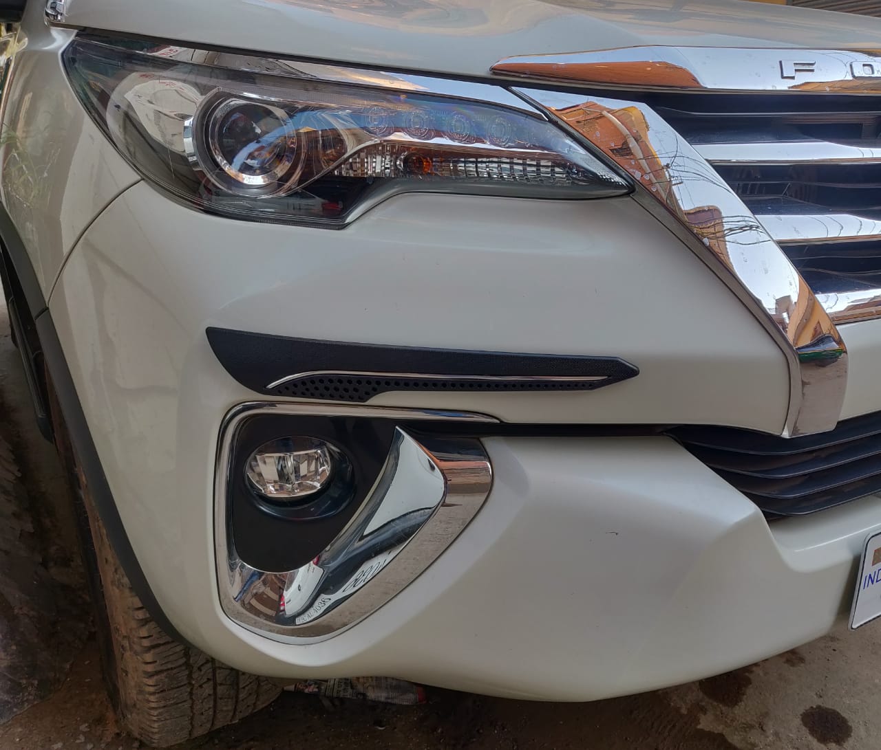 Toyota fortuner bumper protector hotsell