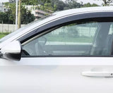 Chrome Line Side Window Door Visor Compatible With Honda City (2014-2019), Set of 4